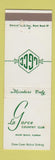 Matchbook Cover - La Gorce Country Club Miami Beach FL