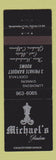 Matchbook Cover - Michael's Restaurant Glendora CA