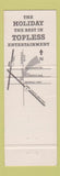 Matchbook Cover - Holiday Topless Strip Club Santa Fe Springs CA