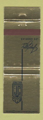 Matchbook Cover - Jonathan Club Los Angeles CA