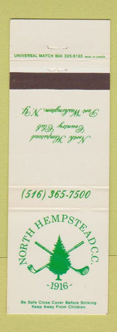 Matchbook Cover - North Hempstead Country Club Port Washington NY