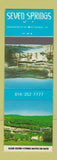 Matchbook Cover - Seven Springs Champion PA