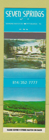 Matchbook Cover - Seven Springs Champion PA