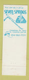 Matchbook Cover - Seven Springs Champion PA