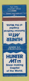 Matchbook Cover - Hunter Mountain Skiing NY