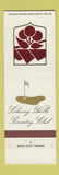 Matchbook Cover - Cherry Hills Country Club Denver Colorado