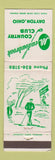 Matchbook Cover - Meadowbrook Country Club Dayton OH WEAR