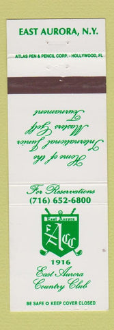Matchbook Cover - East Aurora Country Club NY