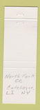 Matchbook Cover - North Fork Country Club Cutchogue LI NY
