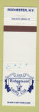 Matchbook Cover - Ridgemont Country Club Rochester NY WEAR