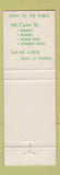 Matchbook Cover - Bonnie Brook Country Club Detroit MI