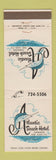 Matchbook Cover - Atlantic Beach Hotel San Juan Puerto Rico Condado