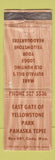 Matchbook Cover - Pahaska Tepee Cody WY WORN