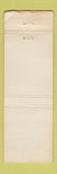 Matchbook Cover - 1962 Ford Galaxie LJ Snow Colton CA WORN