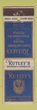 Matchbook Cover - Rutley's Candy Bakery Goods New York City