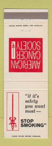 Matchbook Cover - American Cancer Society