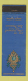 Matchbook Cover - Fairmont Hotel San Francisco CA
