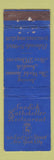 Matchbook Cover - Swedish Rathskeller Restaurant New York City WEAR