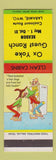 Matchbook Cover - Ox Yoke Guest Ranch Laramie WY hillbilly