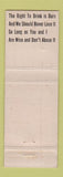 Matchbook Cover - Simon's Tavern Chicago? WEAR