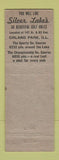 Matchbook Cover - Silver Lake Golf Club Orland Park IL