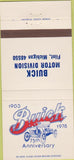 Matchbook Cover - 1978 Buck Flint MI 30 Strike