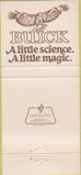 Matchbook Cover - 1978 Buck Flint MI 30 Strike