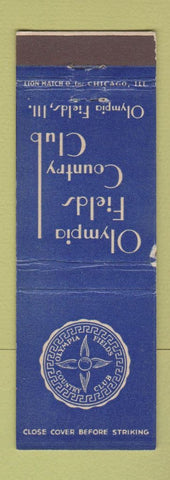 Matchbook Cover - Olympia Fields Country Club IL WEAR
