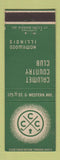 Matchbook Cover - Calumet Country Club Homewood IL