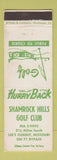 Matchbook Cover - Shamrock Hills Golf Club Lee's Summit MO