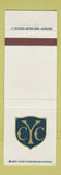 Matchbook Cover - Youngstown Country Club OH #1