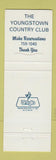 Matchbook Cover - Youngstown Country Club OH #1