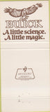 Matchbook Cover - 1978 Buick Lima OH 30 Strike