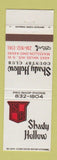 Matchbook Cover - Shady Hollow Country Club Massillon OH