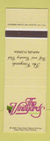 Matchbook Cover - The Vineyard Naples FL Golf Country Club
