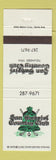 Matchbook Cover - San Gabriel Country Club CA