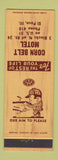 Matchbook Cover - Corn Belt Motel El Paso IL low phone #