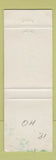 Matchbook Cover - Belmont Hills Country Club St Clairsville OH