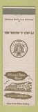 Matchbook Cover - US Army Ft Geo Meade MD
