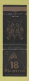 Matchbook Cover - Stonecrest Golf Course Ellwood City PA WEAR