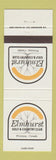 Matchbook Cover - Elmhurst Golf Country Club Winnipeg MB