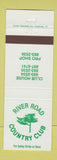 Matchbook Cover - River Road Country Club