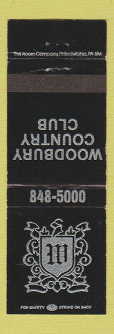 Matchbook Cover - Woodbury Country Club