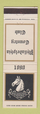 Matchbook Cover - Philadelphia Country Club PA