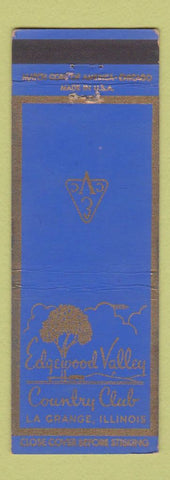 Matchbook Cover - Edgewood Valley Country Club La Grange IL