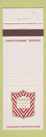 Matchbook Cover - Sharon Country Club PA