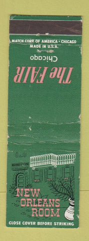Matchbook Cover - The Fair New Orleans Room Chicago IL