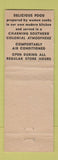 Matchbook Cover - The Fair New Orleans Room Chicago IL