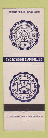 Matchbook Cover - St Thomas Military Academy St Paul MN