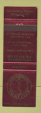 Matchbook Cover - Steamboat Yacht Club Steamboat Springs Colorado